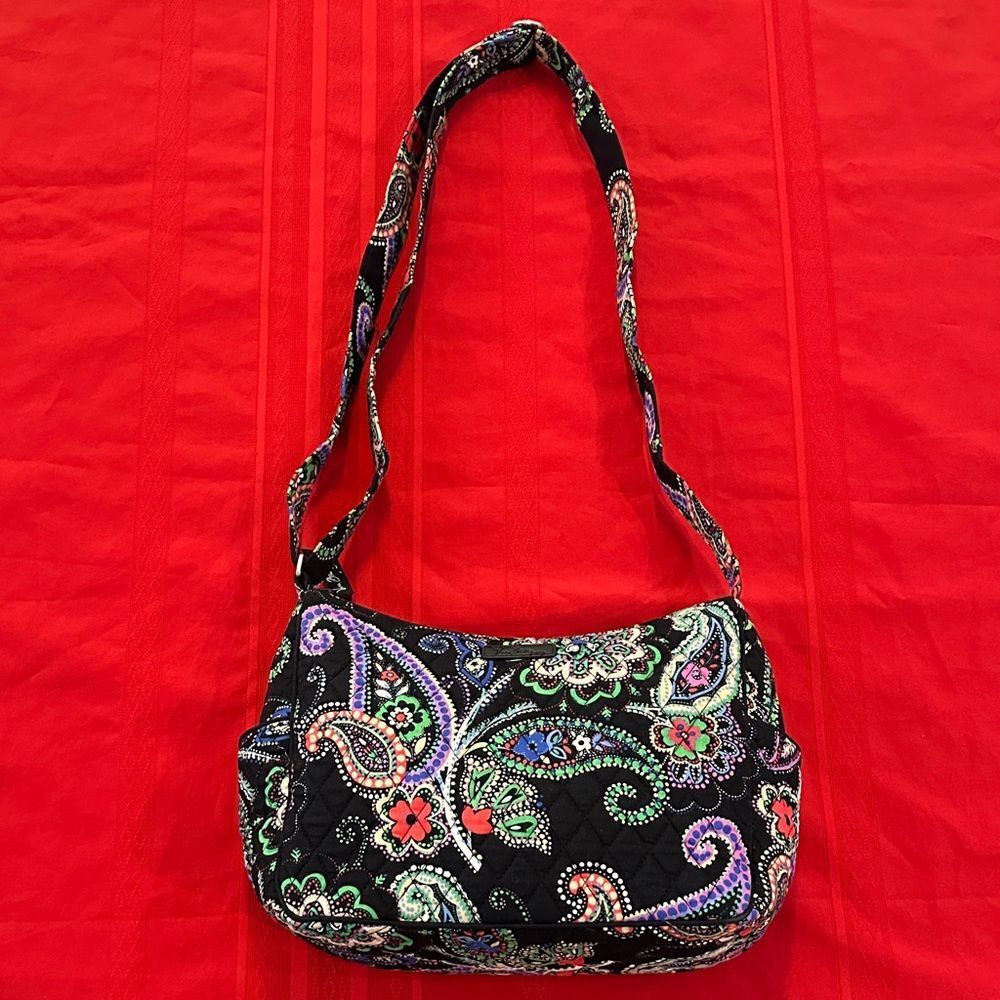 Vera Bradley Purse - Colorful Paisley Women's Bag w/ Adjustable Strap
